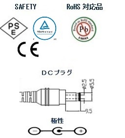 UNIFIVE UNI390-1947 PL03A付 ユニファイブ ACアダプター19V/4.73A